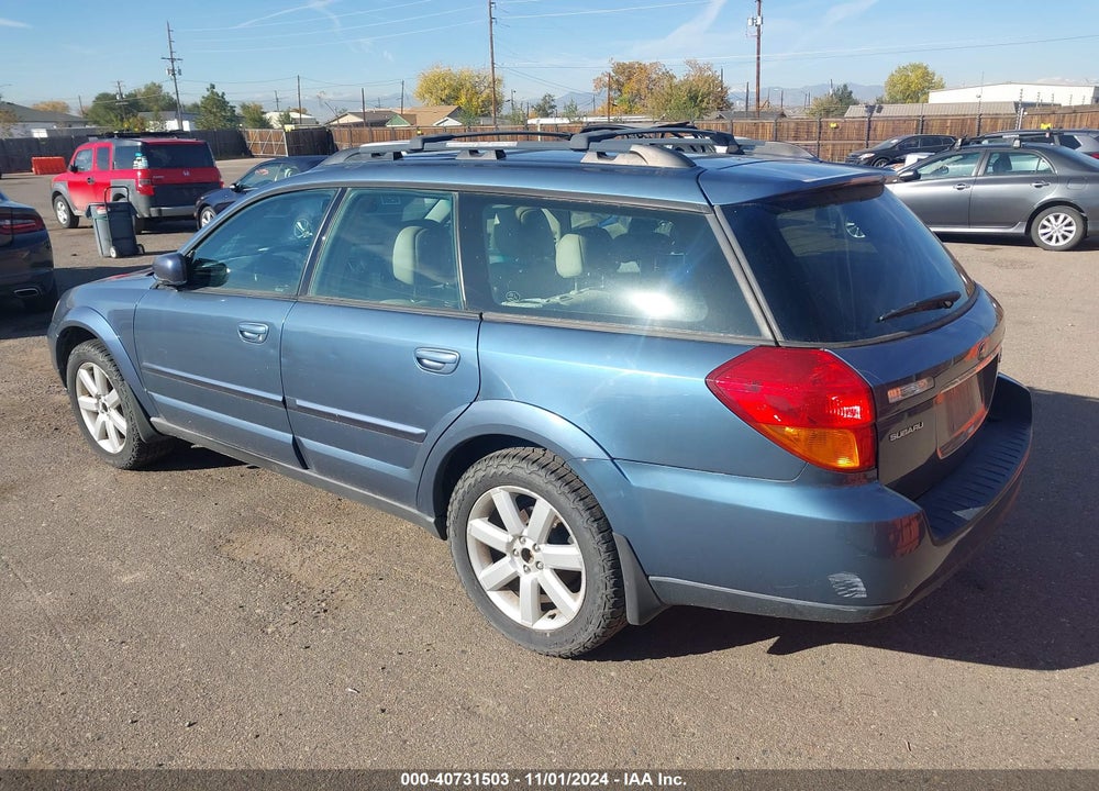 2006 SUBARU OUTBACK 2.5I LIMITED VIN: 4S4BP62C567358995