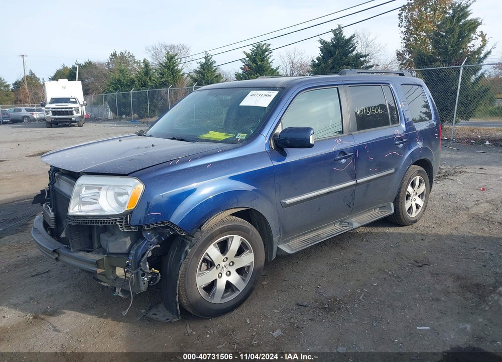 2015 HONDA PILOT TOURING VIN: 5FNYF4H92FB005142