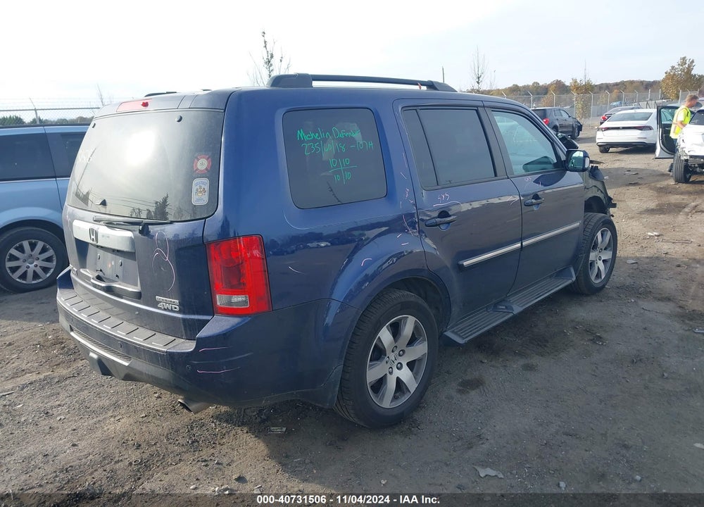 2015 HONDA PILOT TOURING VIN: 5FNYF4H92FB005142