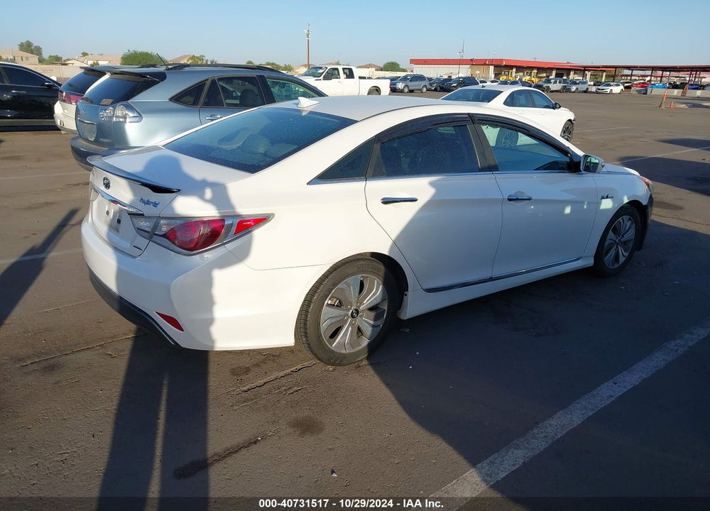 2013 HYUNDAI SONATA HYBRID LIMITED VIN: KMHEC4A49DA084658