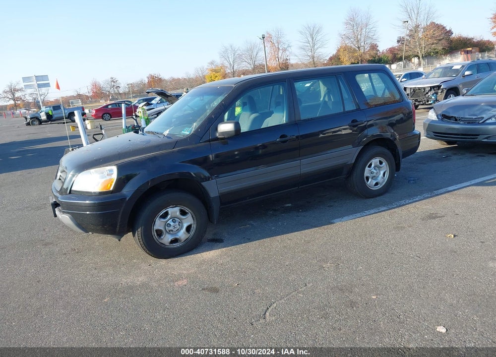 2004 HONDA PILOT LX VIN: 2HKYF18194H619208