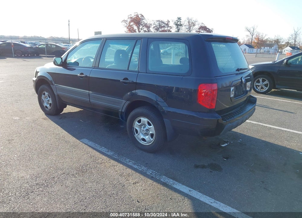 2004 HONDA PILOT LX VIN: 2HKYF18194H619208