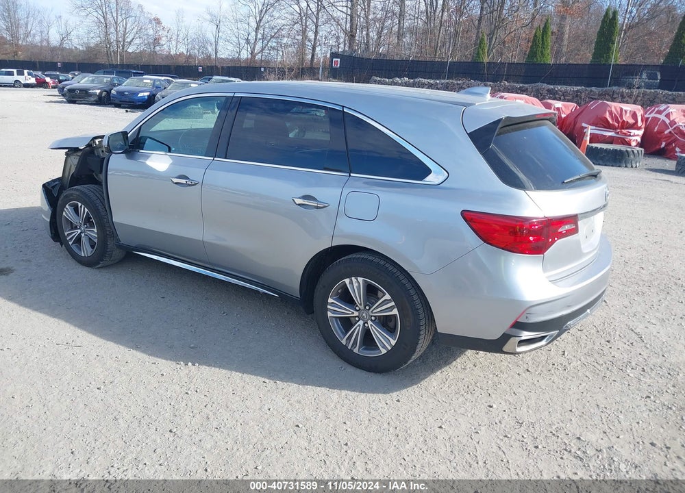 2019 ACURA MDX STANDARD VIN: 5J8YD4H37KL034565