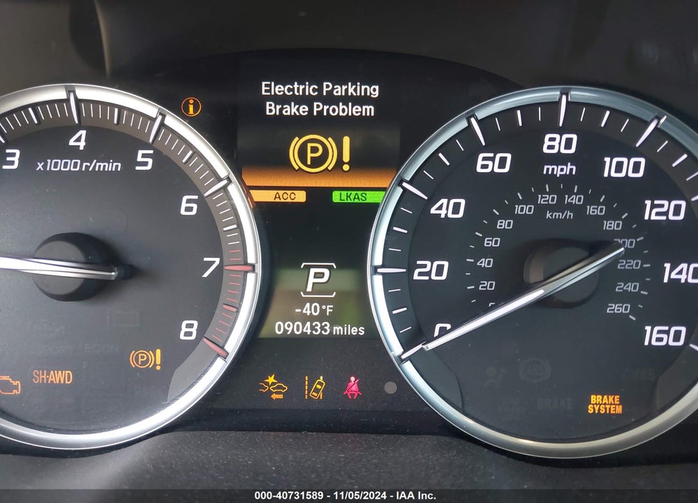 2019 ACURA MDX STANDARD VIN: 5J8YD4H37KL034565
