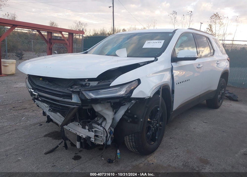 2022 CHEVROLET TRAVERSE FWD LT CLOTH VIN: 1GNERGKW1NJ146728