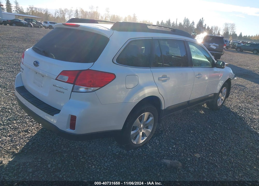 2011 SUBARU OUTBACK 3.6R PREMIUM VIN: 4S4BRDGC4B2426301