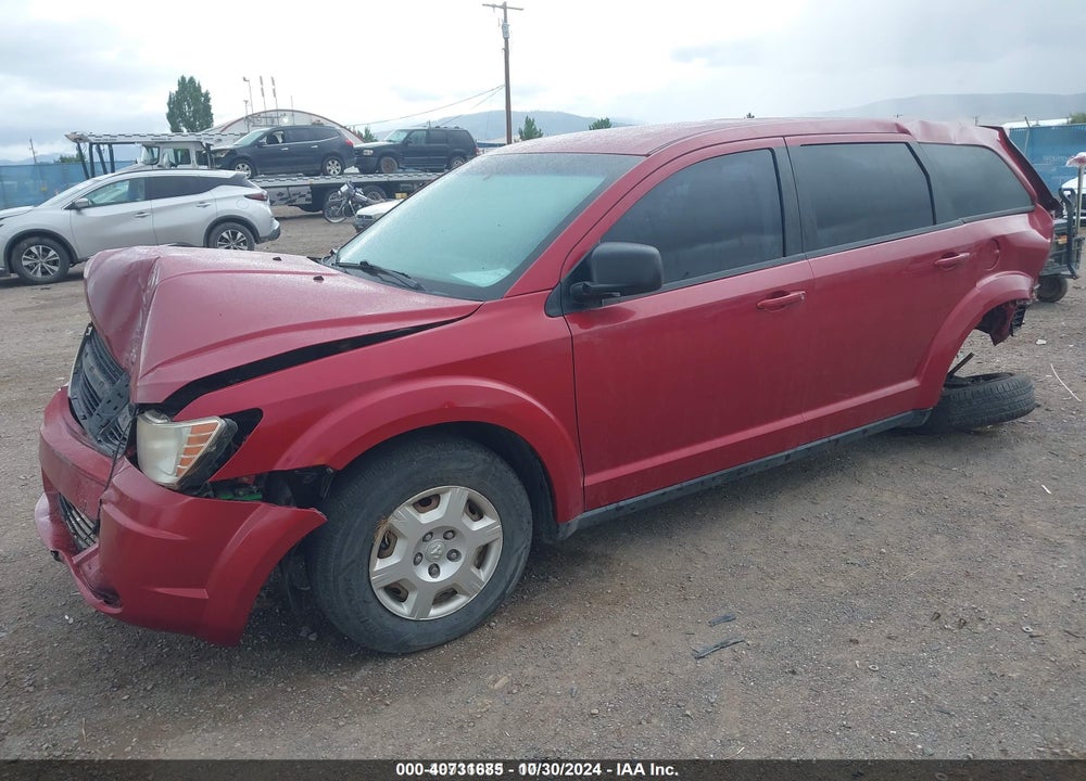 2009 DODGE JOURNEY SE VIN: 3D4GG47B59T204322