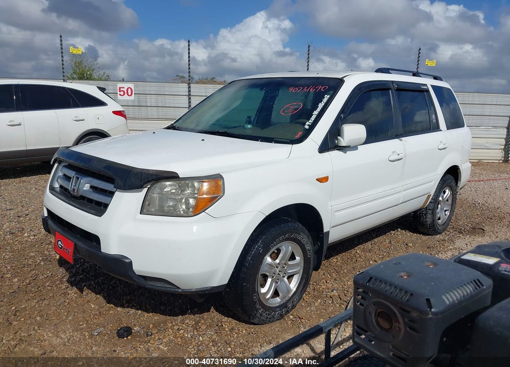 2008 HONDA PILOT VP VIN: 5FNYF28228B027488