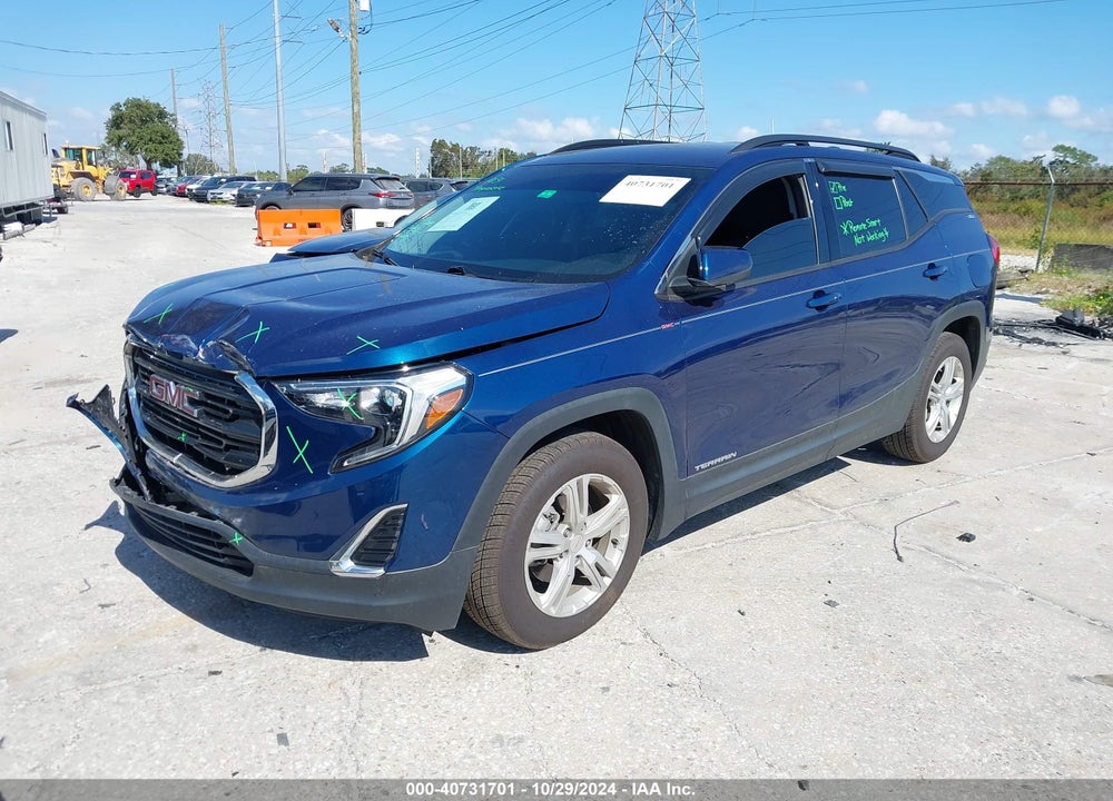 2019 GMC TERRAIN SLE VIN: 3GKALMEV3KL396958