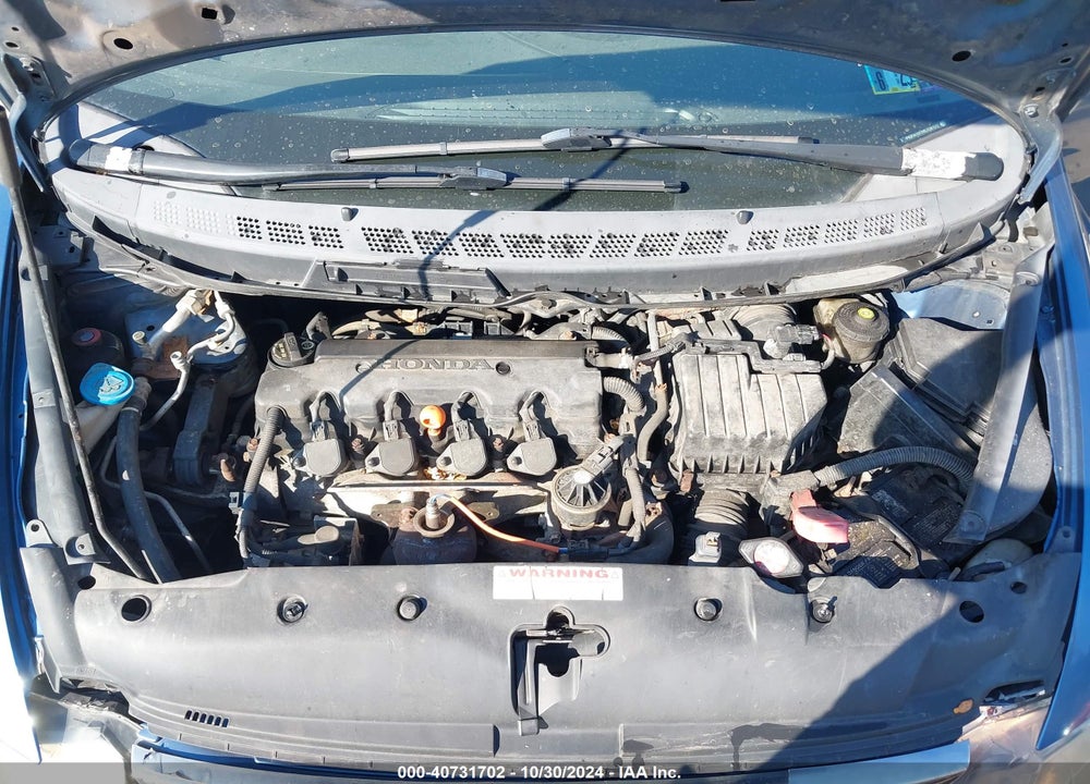 2008 HONDA CIVIC LX VIN: 1HGFA16598L038323