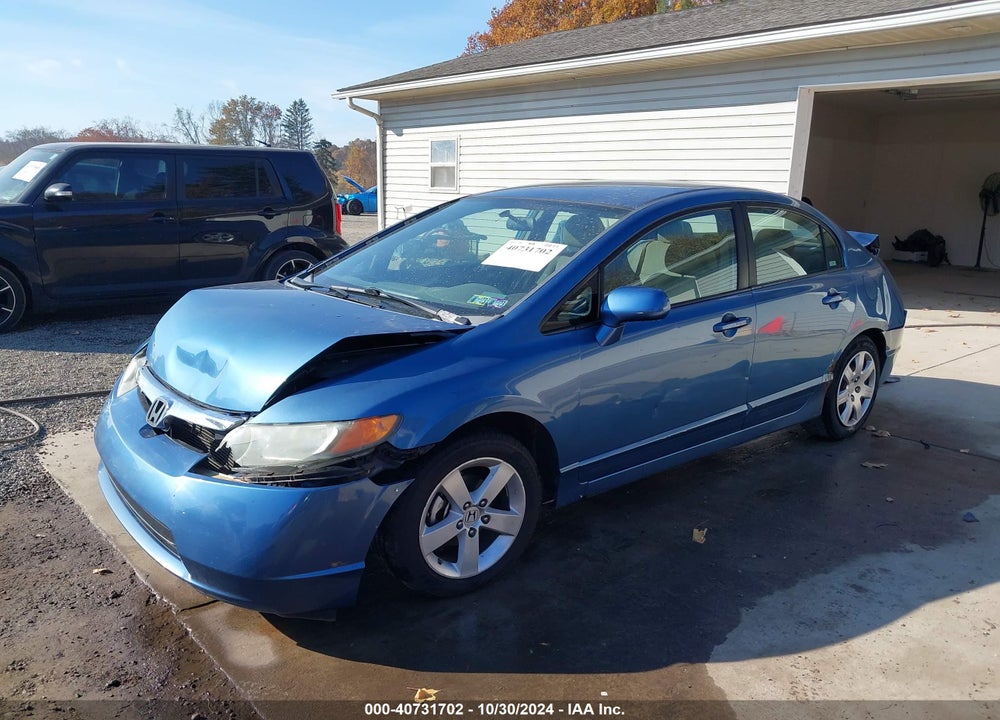 2008 HONDA CIVIC LX VIN: 1HGFA16598L038323