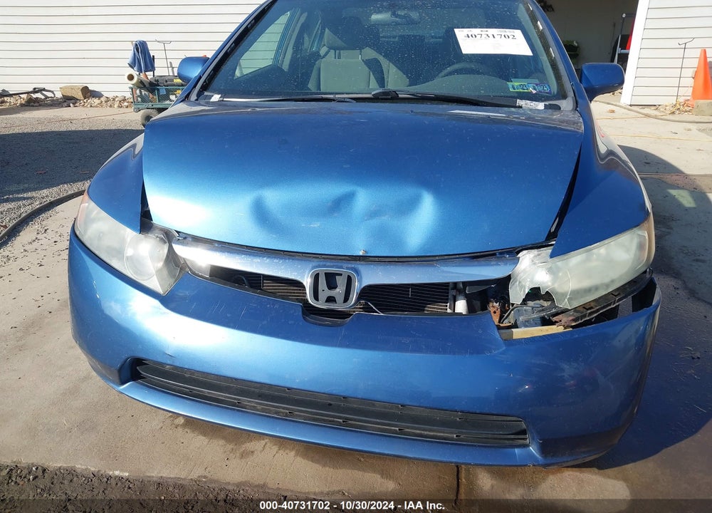 2008 HONDA CIVIC LX VIN: 1HGFA16598L038323