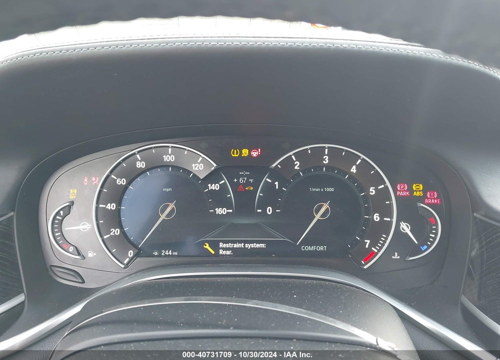2019 BMW 750I VIN: WBA7F0C52KGM24436