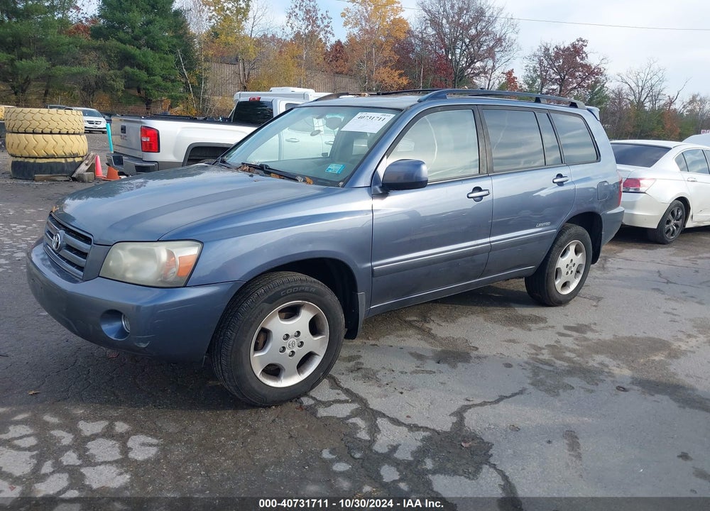 2006 TOYOTA HIGHLANDER LIMITED V6 VIN: JTEEP21A060163479