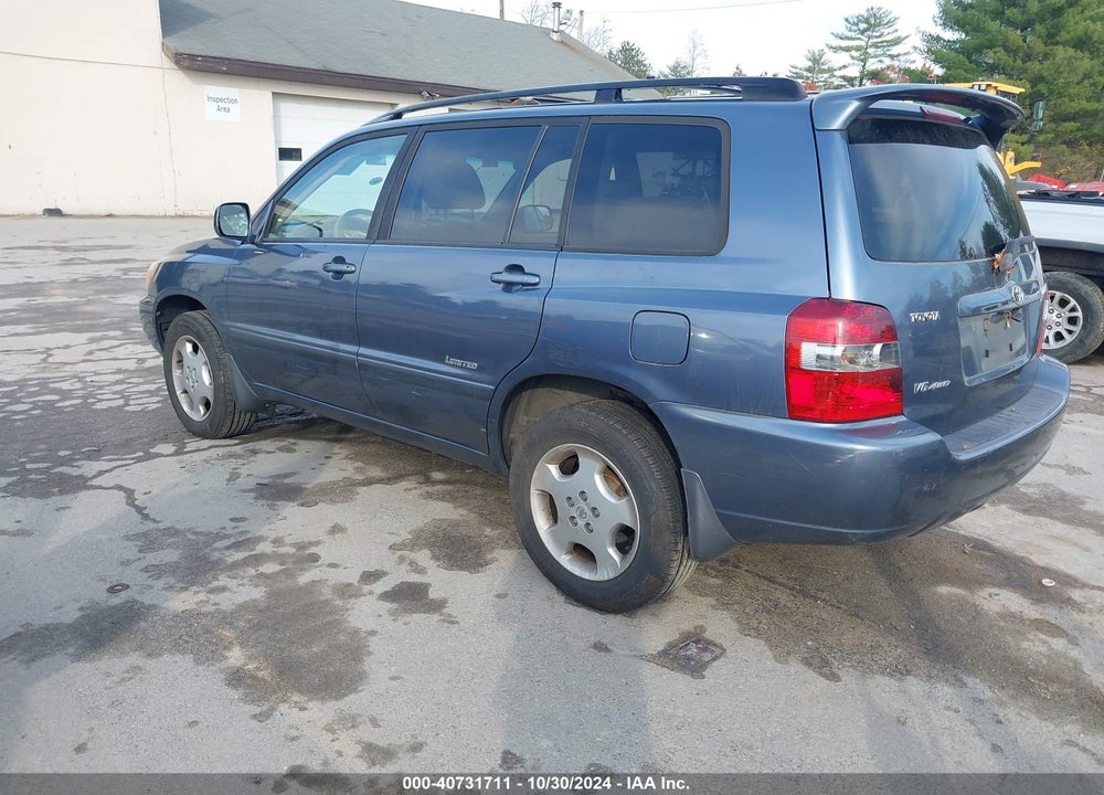 2006 TOYOTA HIGHLANDER LIMITED V6 VIN: JTEEP21A060163479