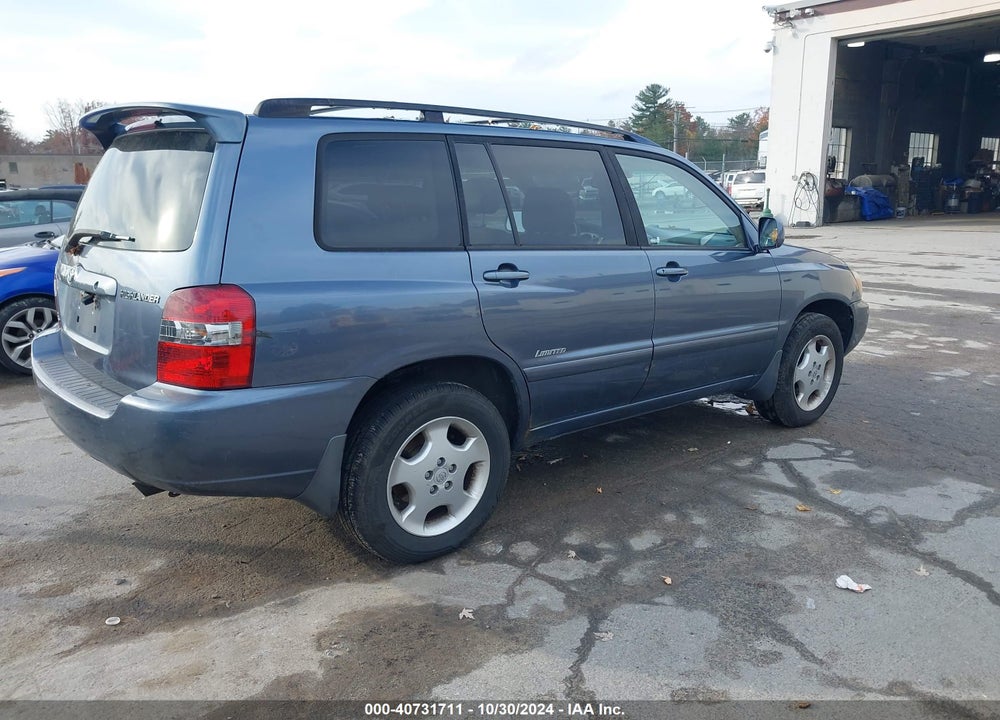 2006 TOYOTA HIGHLANDER LIMITED V6 VIN: JTEEP21A060163479