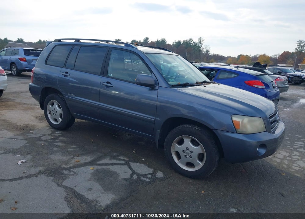 2006 TOYOTA HIGHLANDER LIMITED V6 VIN: JTEEP21A060163479