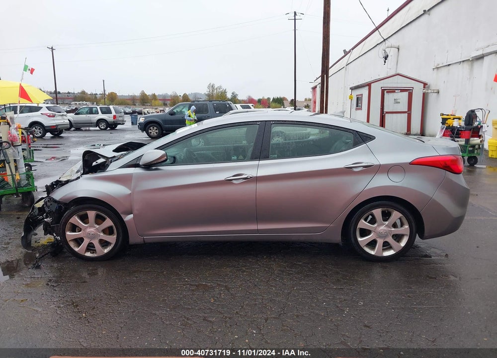 2013 HYUNDAI ELANTRA LIMITED VIN: KMHDH4AEXDU769093