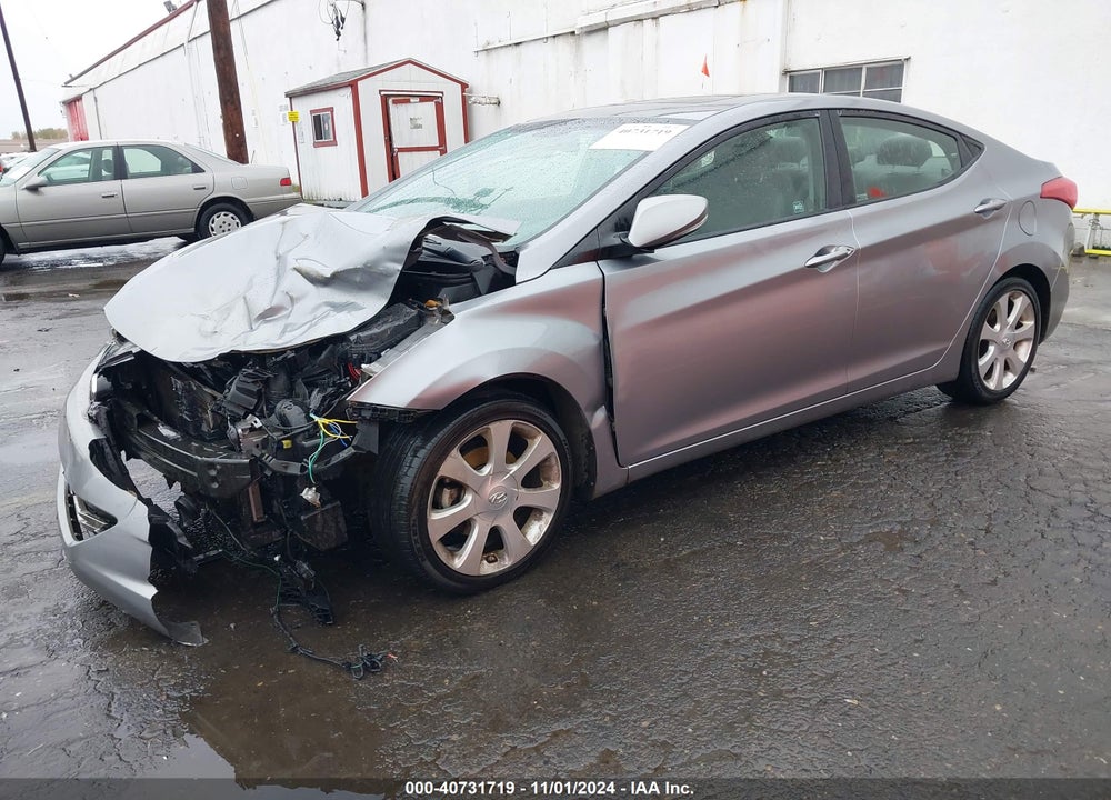 2013 HYUNDAI ELANTRA LIMITED VIN: KMHDH4AEXDU769093
