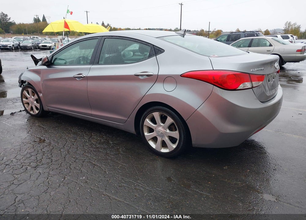 2013 HYUNDAI ELANTRA LIMITED VIN: KMHDH4AEXDU769093