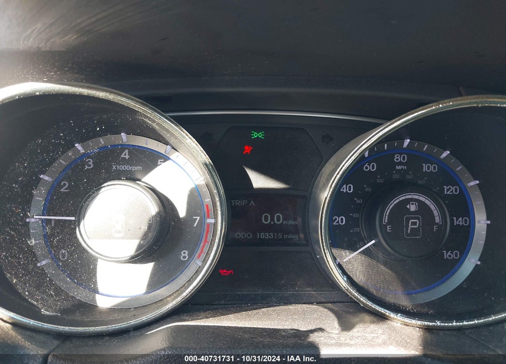 2011 HYUNDAI SONATA GLS VIN: 5NPEB4AC3BH216365