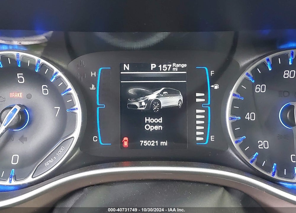 2017 CHRYSLER PACIFICA TOURING L VIN: 2C4RC1BG5HR613571