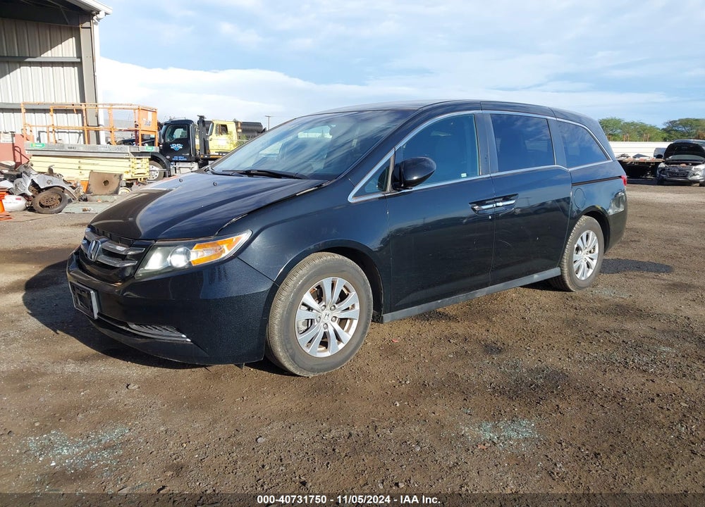 2017 HONDA ODYSSEY SE VIN: 5FNRL5H37HB006238