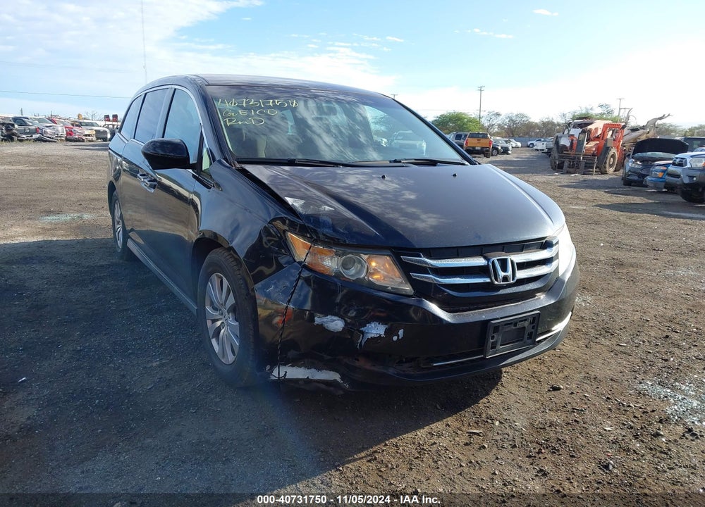 2017 HONDA ODYSSEY SE VIN: 5FNRL5H37HB006238