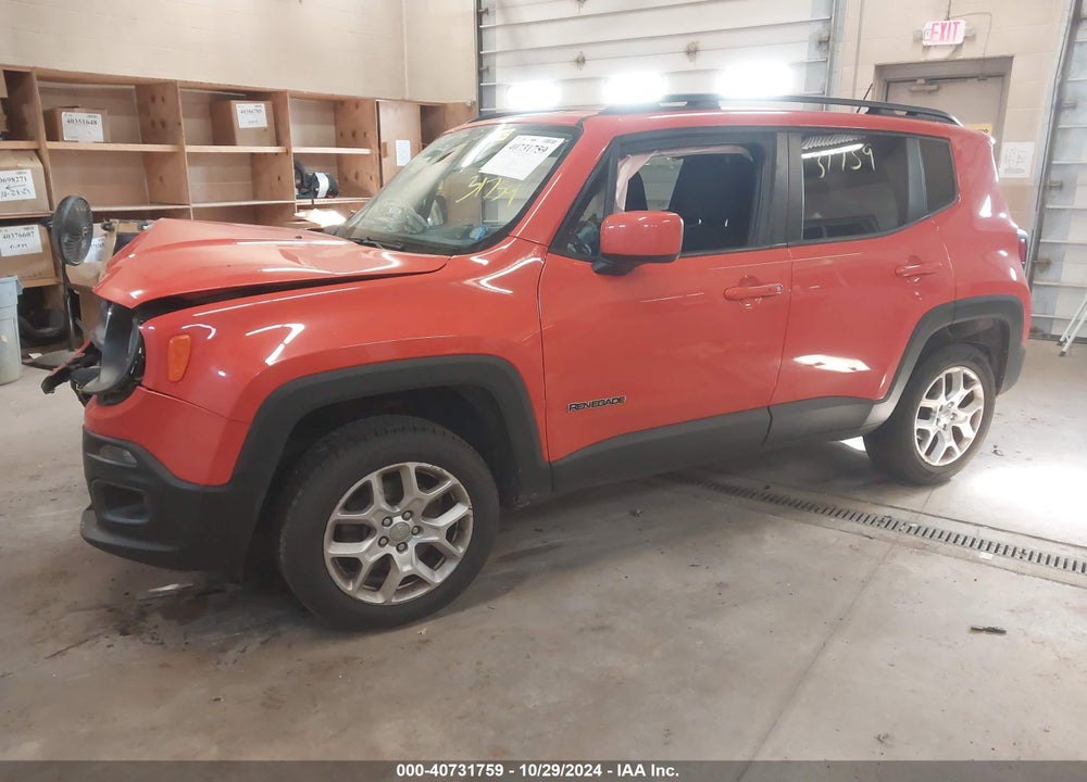 2016 JEEP RENEGADE LATITUDE VIN: ZACCJBBT4GPD74614