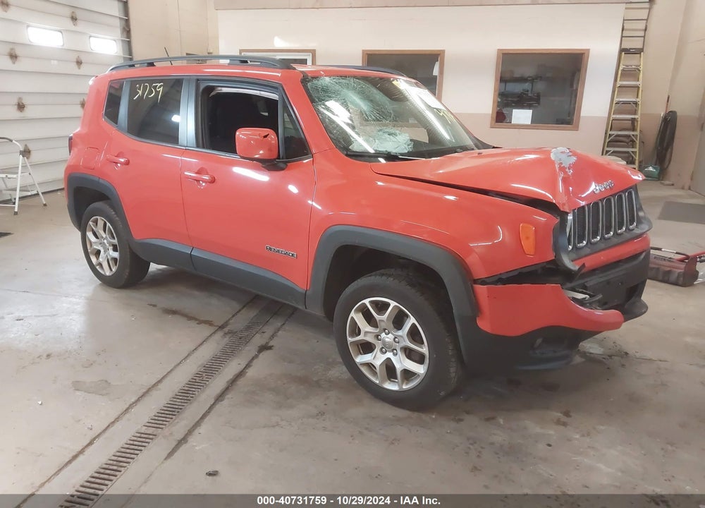 2016 JEEP RENEGADE LATITUDE VIN: ZACCJBBT4GPD74614
