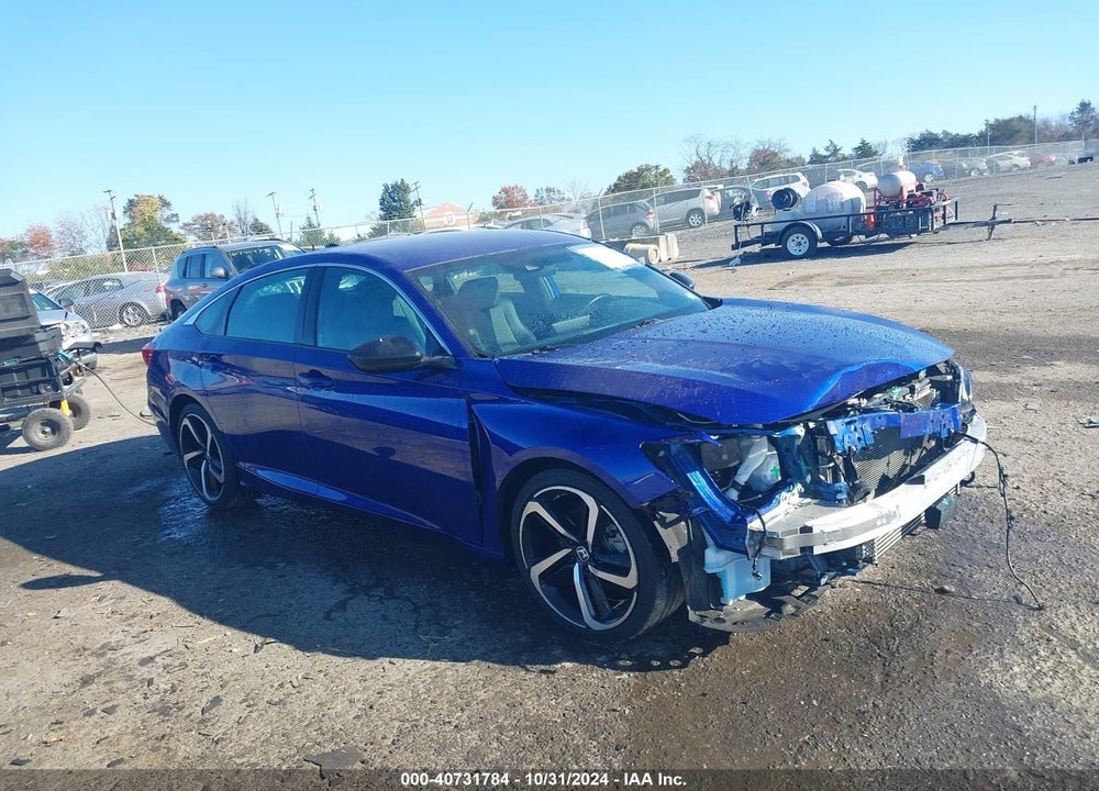 2021 HONDA ACCORD SPORT VIN: 1HGCV1F34MA072133