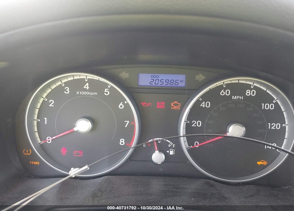 2011 HYUNDAI ACCENT GL VIN: KMHCM3AC3BU192775
