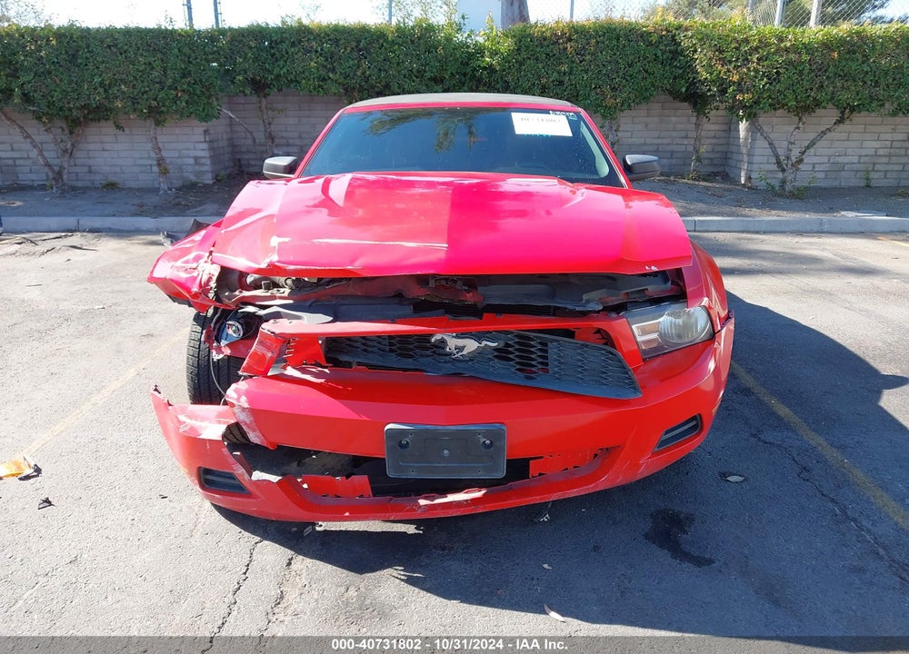 2011 FORD MUSTANG V6 PREMIUM VIN: 1ZVBP8EMXB5119983