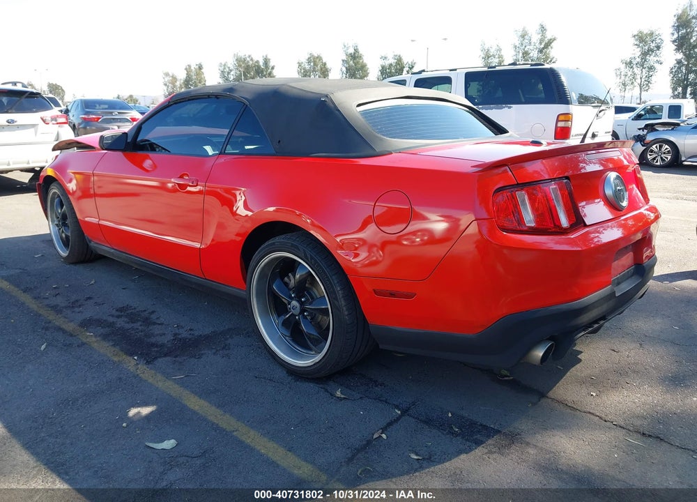 2011 FORD MUSTANG V6 PREMIUM VIN: 1ZVBP8EMXB5119983