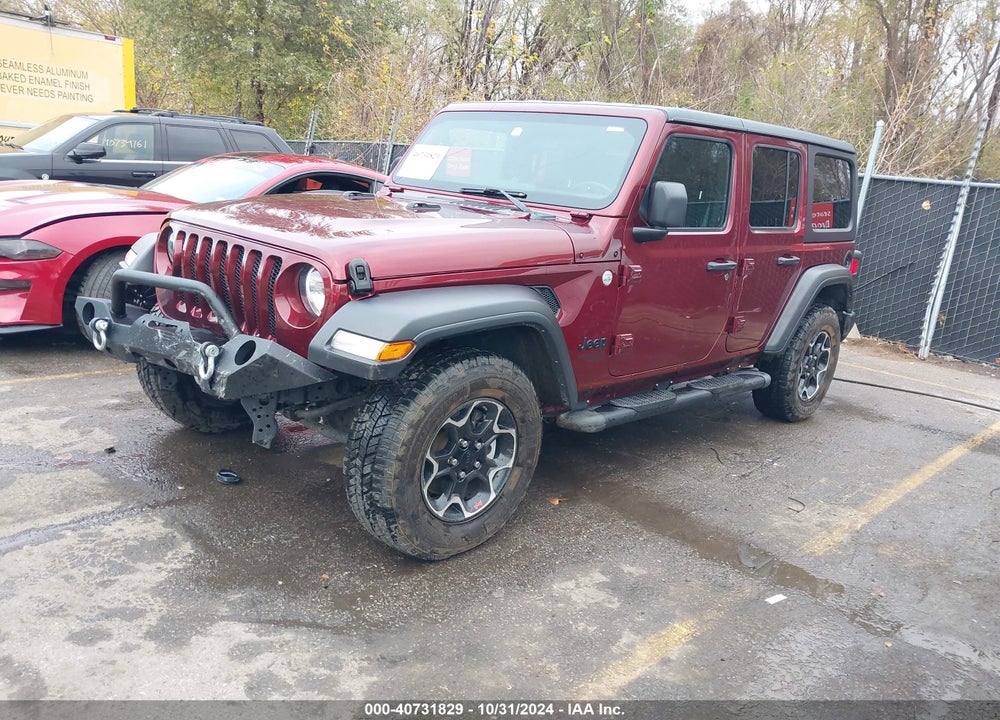 2021 JEEP WRANGLER UNLIMITED SPORT S 4X4 VIN: 1C4HJXDN8MW705839