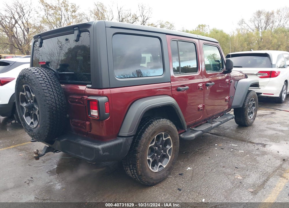 2021 JEEP WRANGLER UNLIMITED SPORT S 4X4 VIN: 1C4HJXDN8MW705839