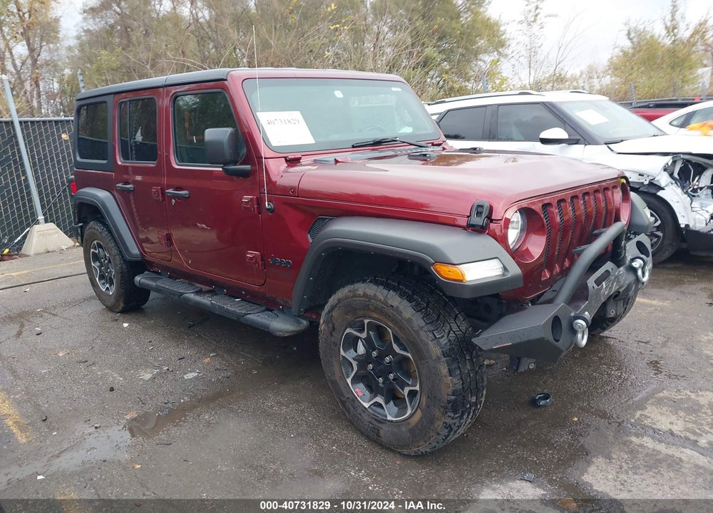 2021 JEEP WRANGLER UNLIMITED SPORT S 4X4 VIN: 1C4HJXDN8MW705839