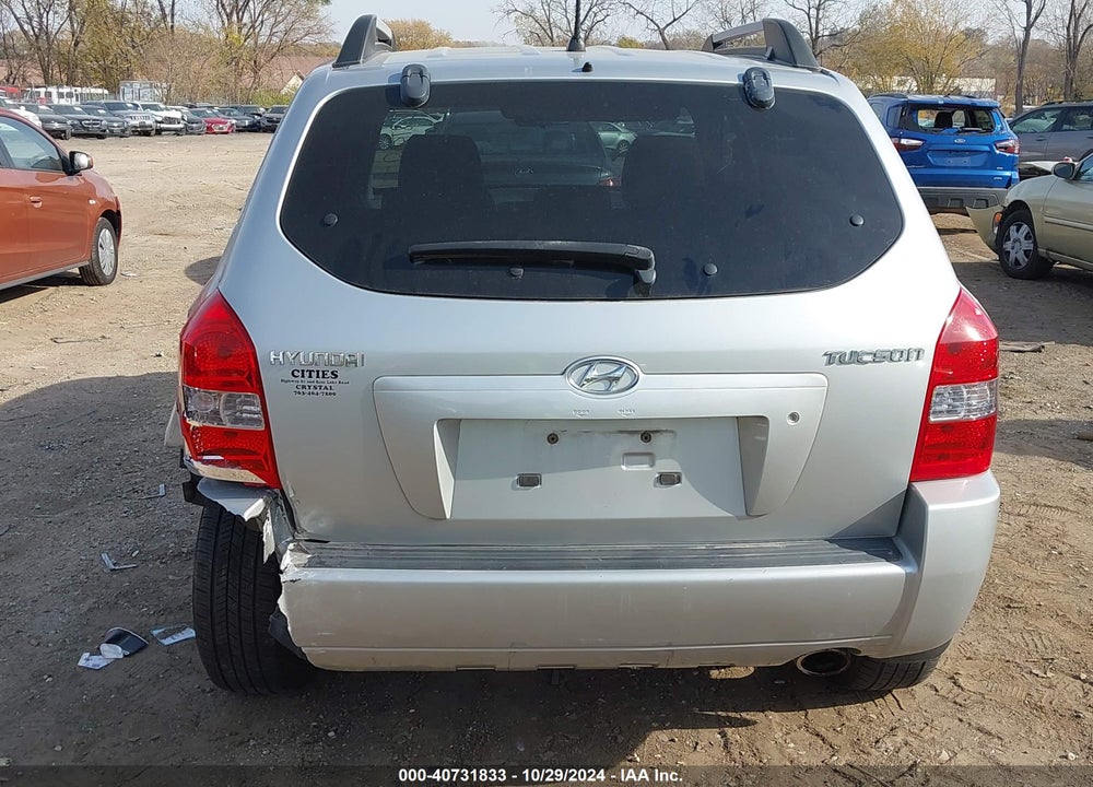 2007 HYUNDAI TUCSON GLS VIN: KM8JM12B17U605267