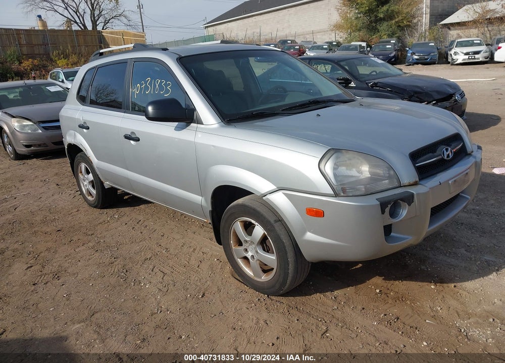 2007 HYUNDAI TUCSON GLS VIN: KM8JM12B17U605267