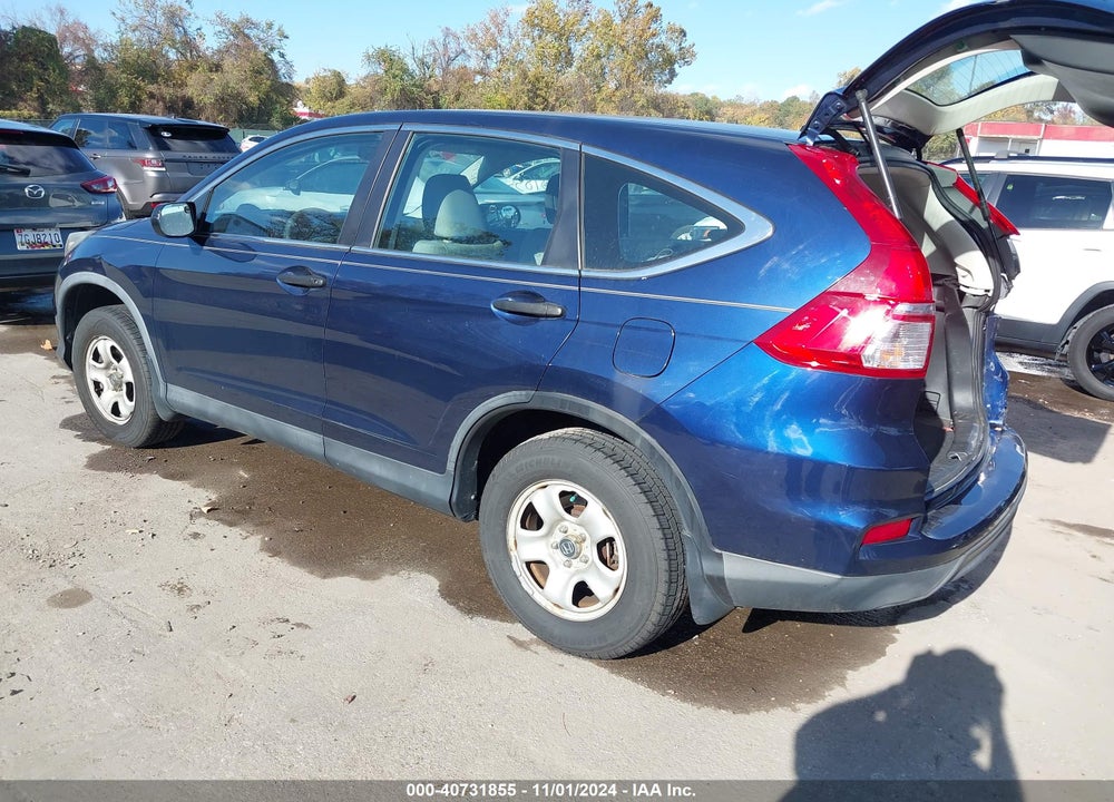 2015 HONDA CR-V LX VIN: 5J6RM4H3XFL086288