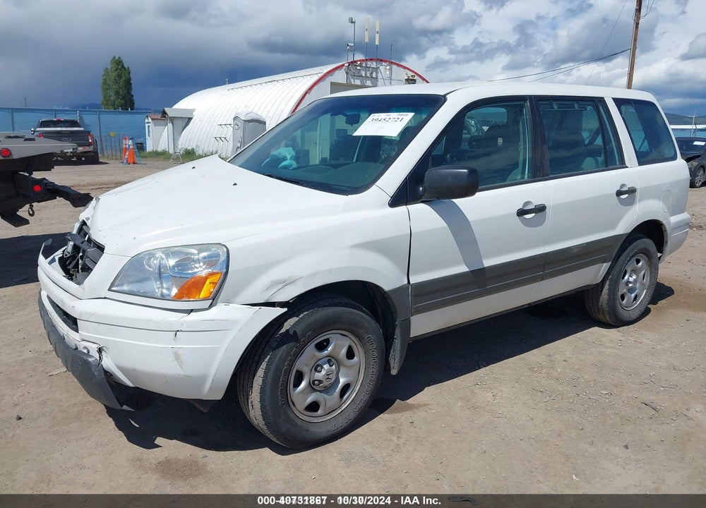 2004 HONDA PILOT LX VIN: 2HKYF18154H598597