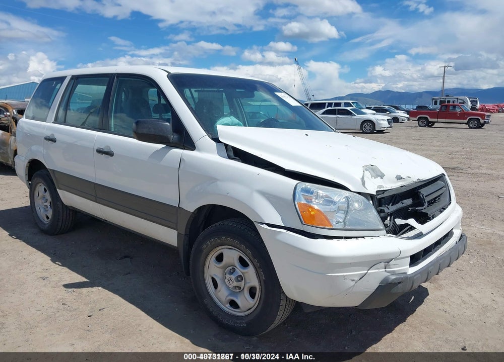 2004 HONDA PILOT LX VIN: 2HKYF18154H598597