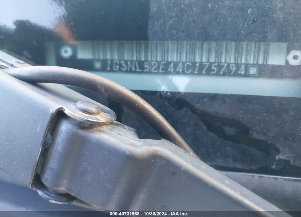 2004 OLDSMOBILE ALERO GL1 VIN: 1G3NL52E44C175794
