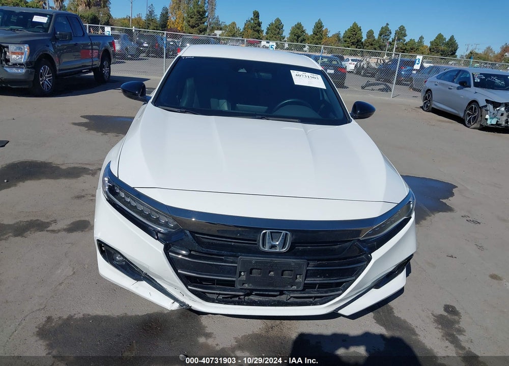 2022 HONDA ACCORD VIN: 1HGCV1F33NA069712