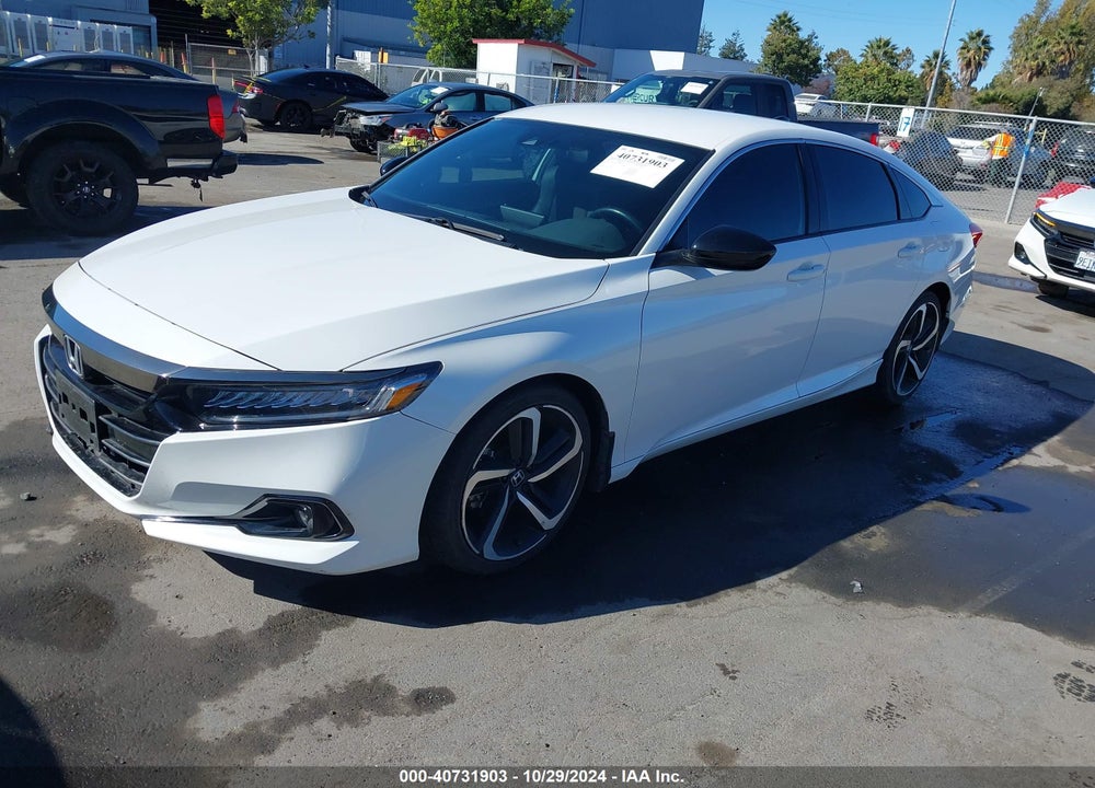 2022 HONDA ACCORD VIN: 1HGCV1F33NA069712