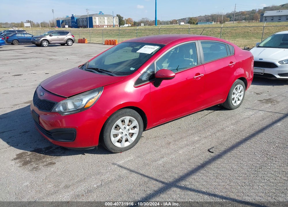 2014 KIA RIO LX VIN: KNADM4A37E6393583