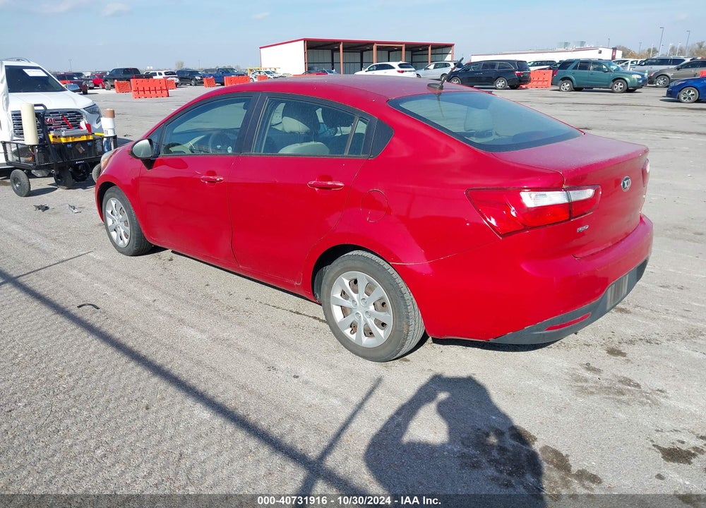 2014 KIA RIO LX VIN: KNADM4A37E6393583