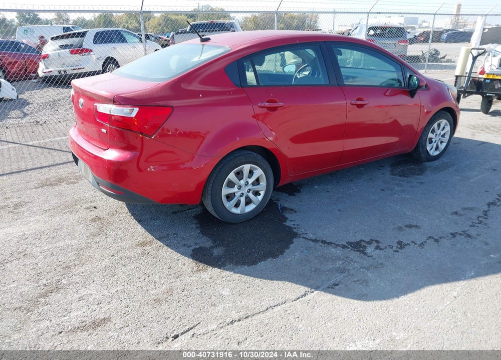 2014 KIA RIO LX VIN: KNADM4A37E6393583