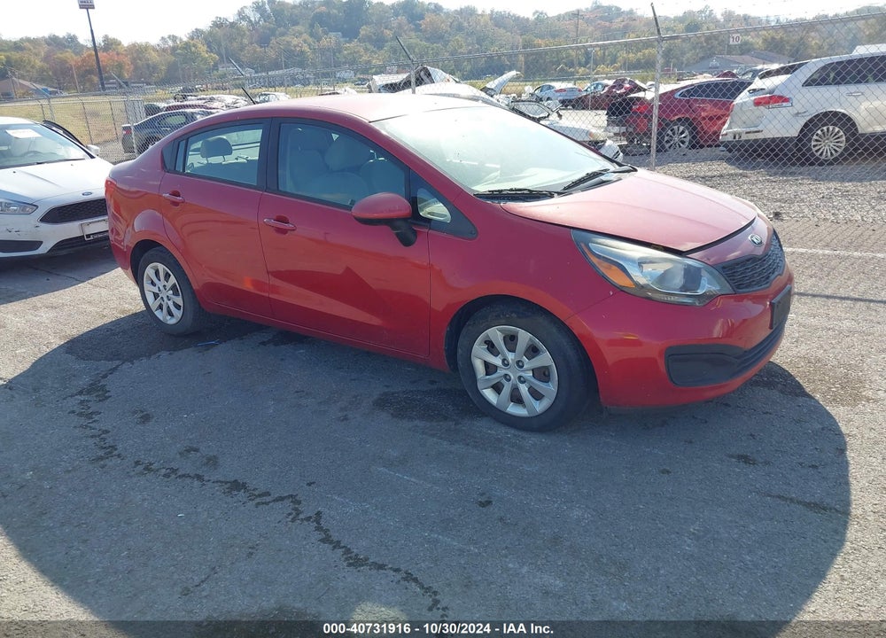 2014 KIA RIO LX VIN: KNADM4A37E6393583