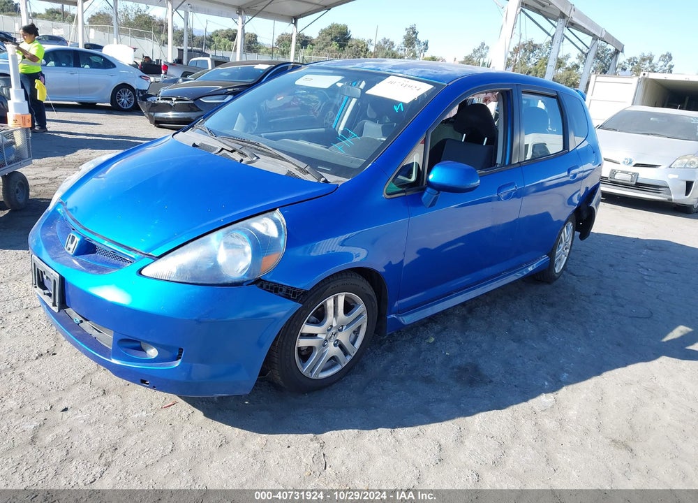 2008 HONDA FIT SPORT VIN: JHMGD38698S036846